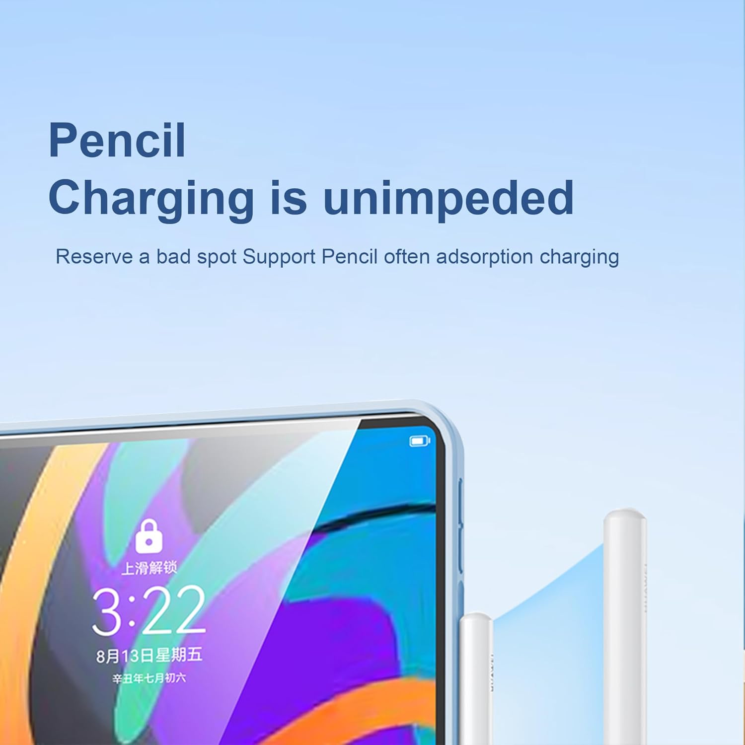 Thumbnail 1 de zZjoOoj Hülle für Xiaomi Pad Mini 8,7 Zoll – 360° drehbar, magnetisch & teilbar mit Ständer (blau)