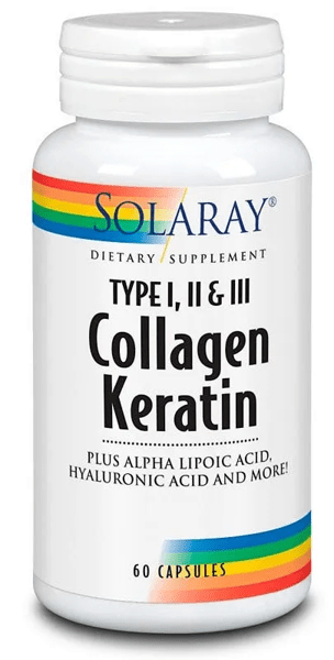 Detalle 2 de Solaray Colágeno y Queratina cápsulas 60 cápsulas