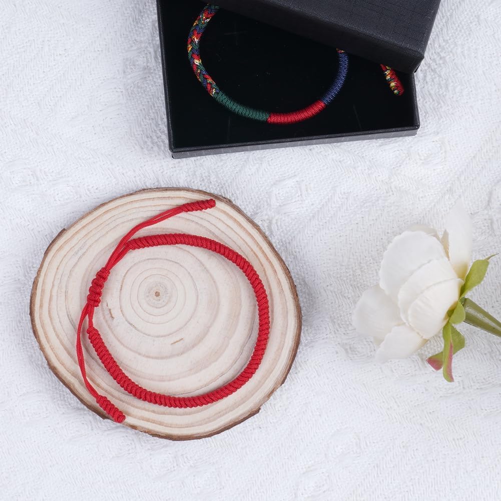 Thumbnail 6 de Aucuu Bracelet Porte Bonheur d’Amitié Tressé, Réglable – Style Tibet, fait main