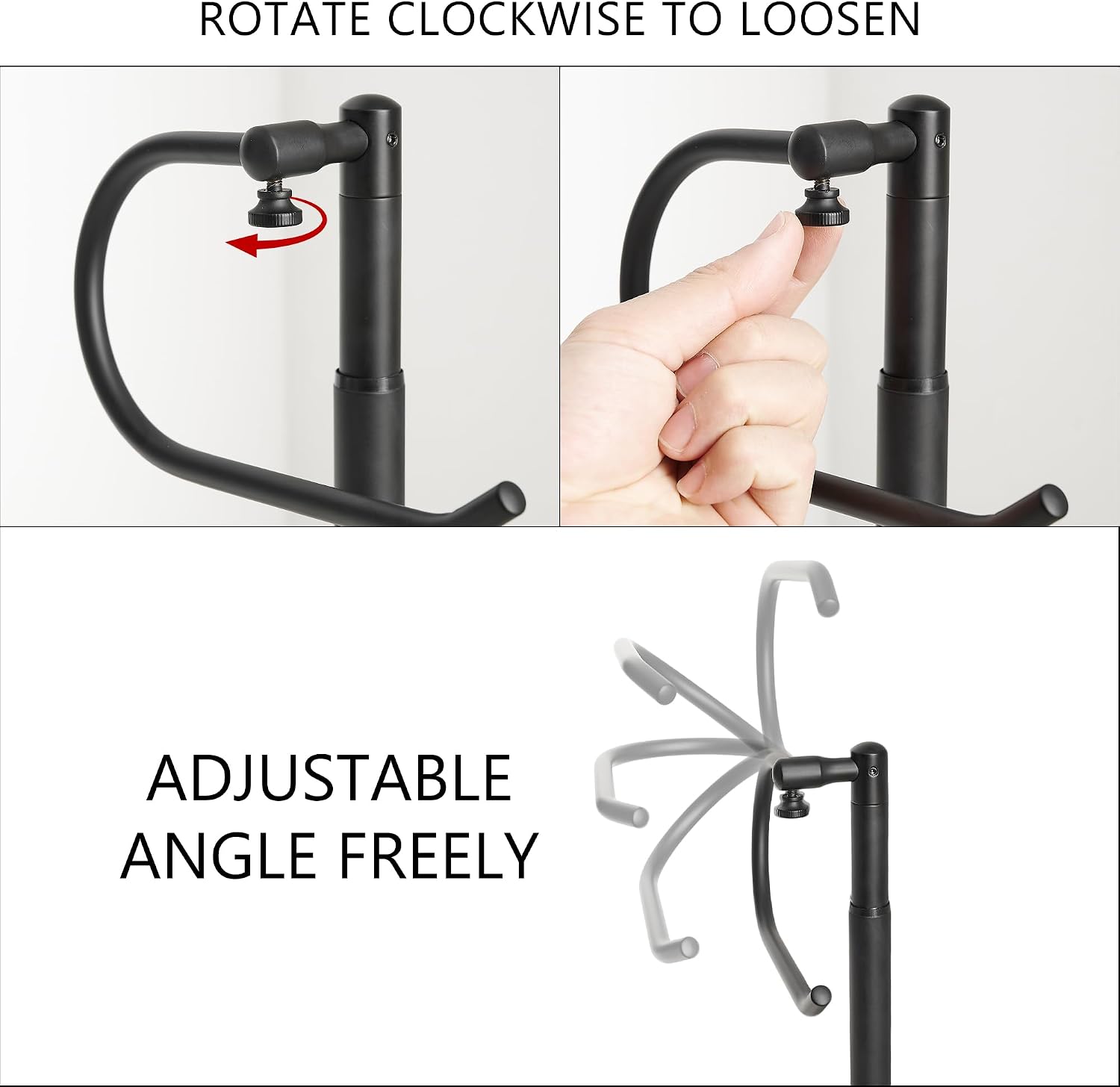 Thumbnail 4 de RFOUO Freestanding Towel Holder, Stainless Steel