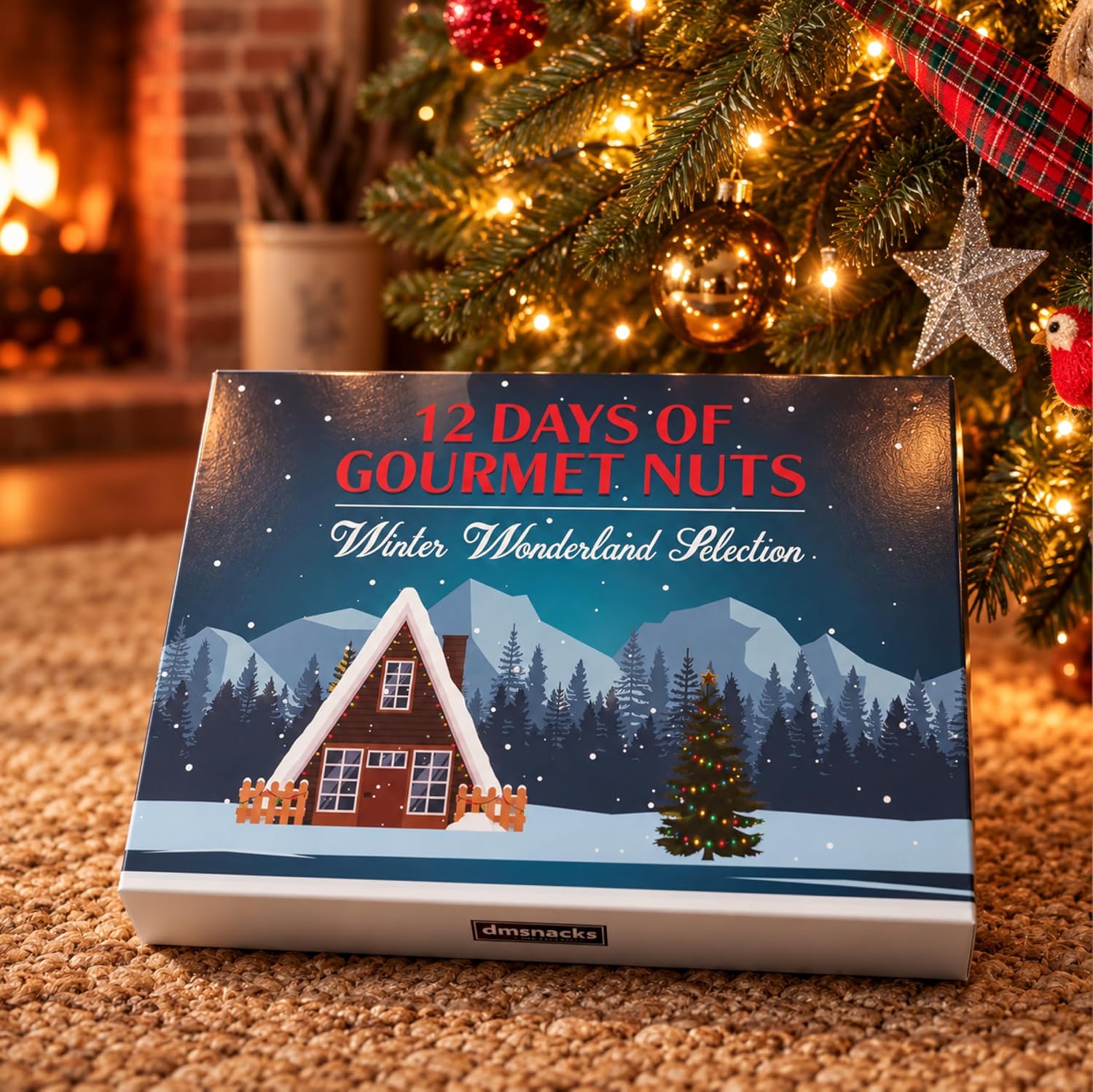 Detalle 2 de SUGAR PLUM 12-Day Gourmet Nut Advent Calendar Gift Box