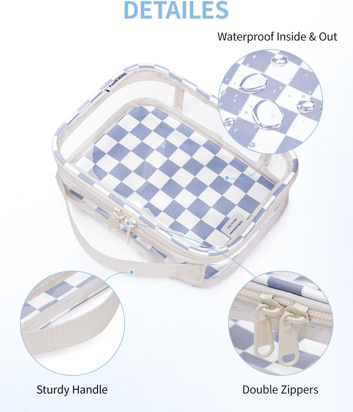 Detalle de Narwey Clear Toiletry Bag PVC