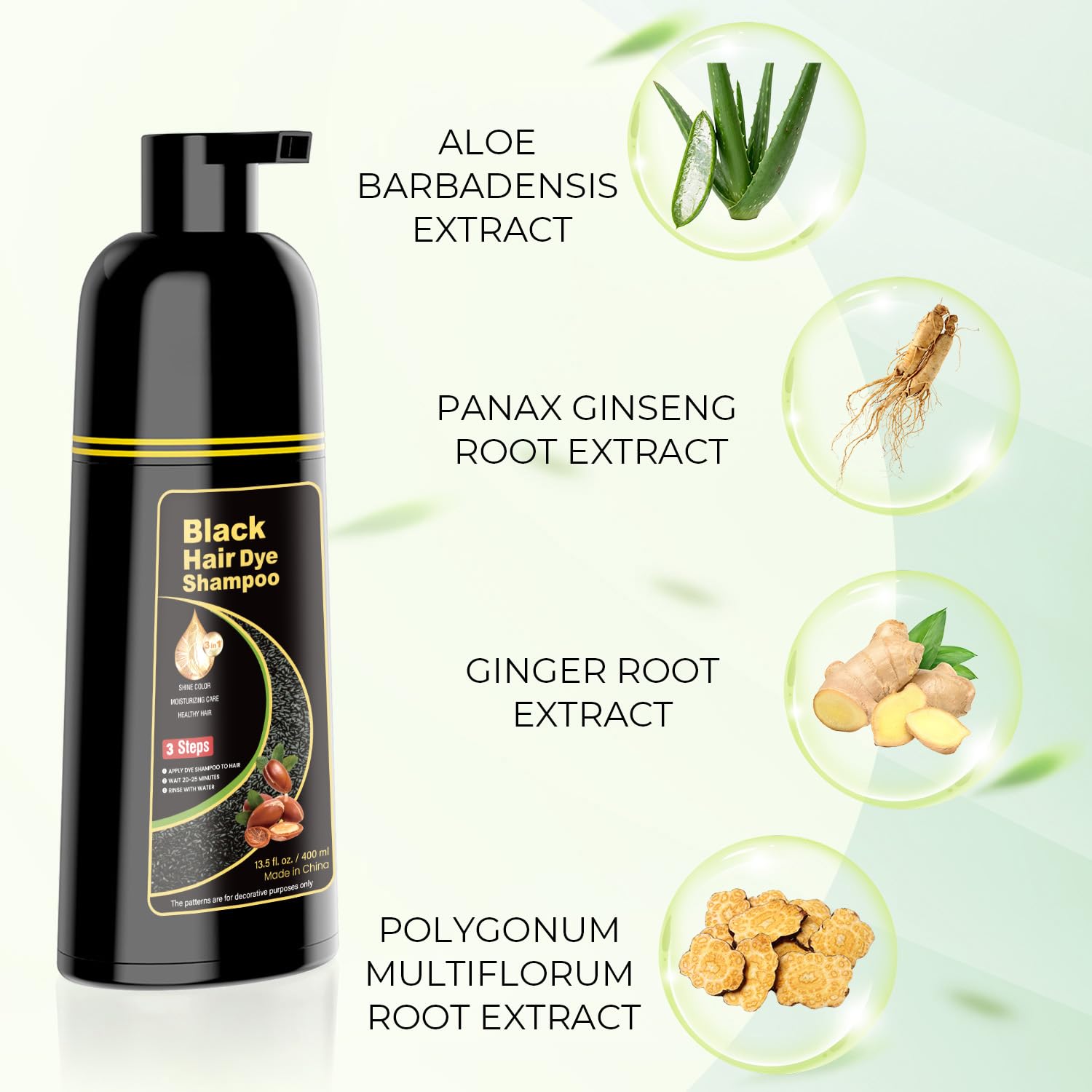 Thumbnail 5 de KAISASA Black Hair Dye Shampoo 16.9 fl.oz