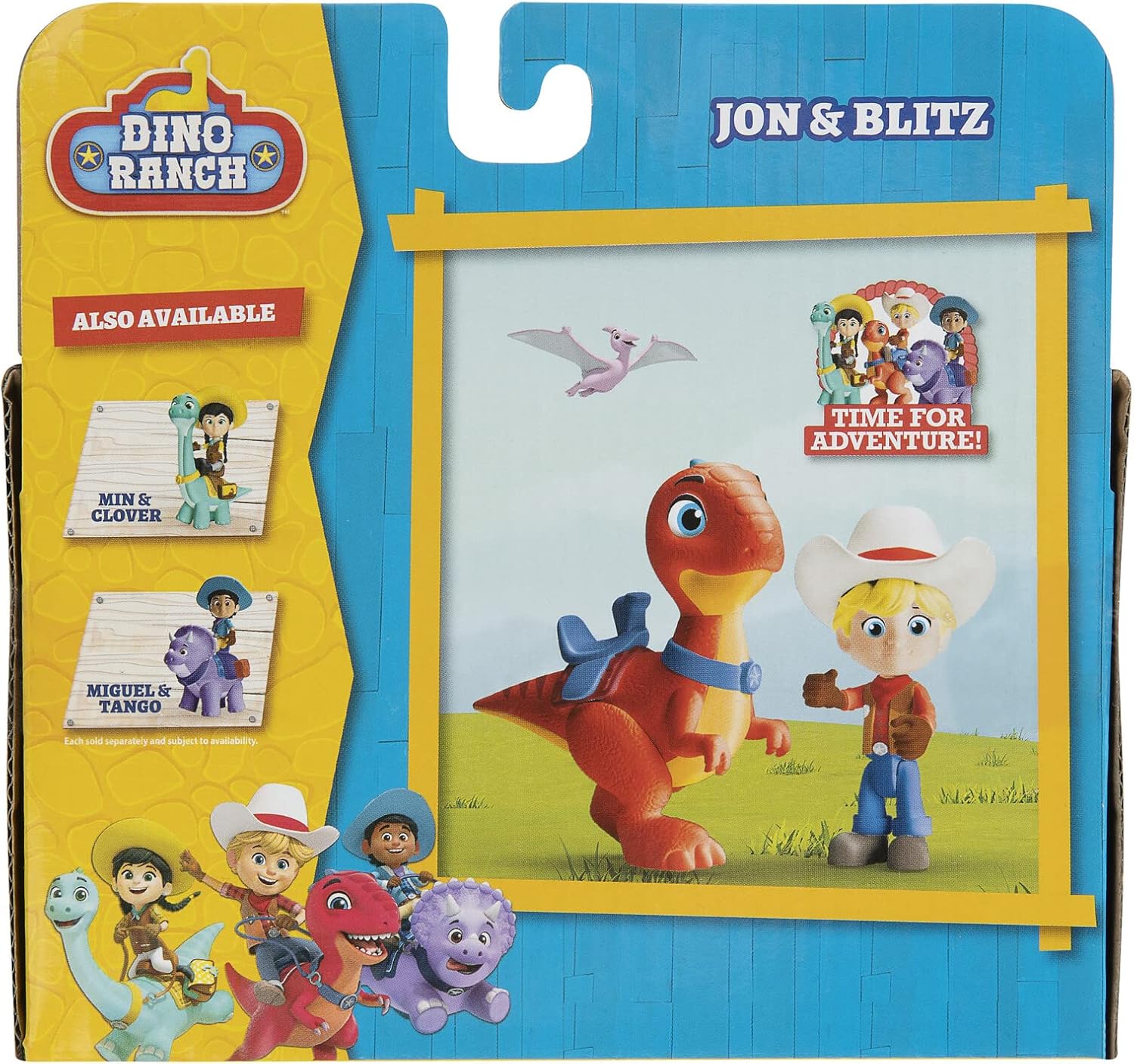 Thumbnail 4 de Dino Ranch DNR0004 Dino Ranchers Jon & Blitz Action Figures, Multicoloured