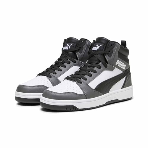 Thumbnail 7 de PUMA Unisex Rebound V6 Turnschuhe – Puma White/Puma Black Shadow Gray (Größe 40 EU)