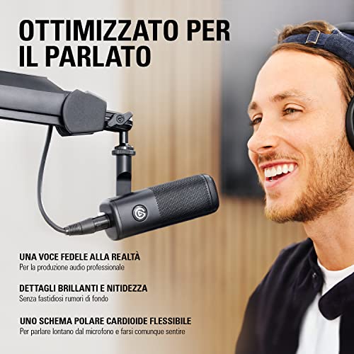 Thumbnail 4 de Elgato Wave DX: microfono XLR dinamico cardioide per podcast e streaming