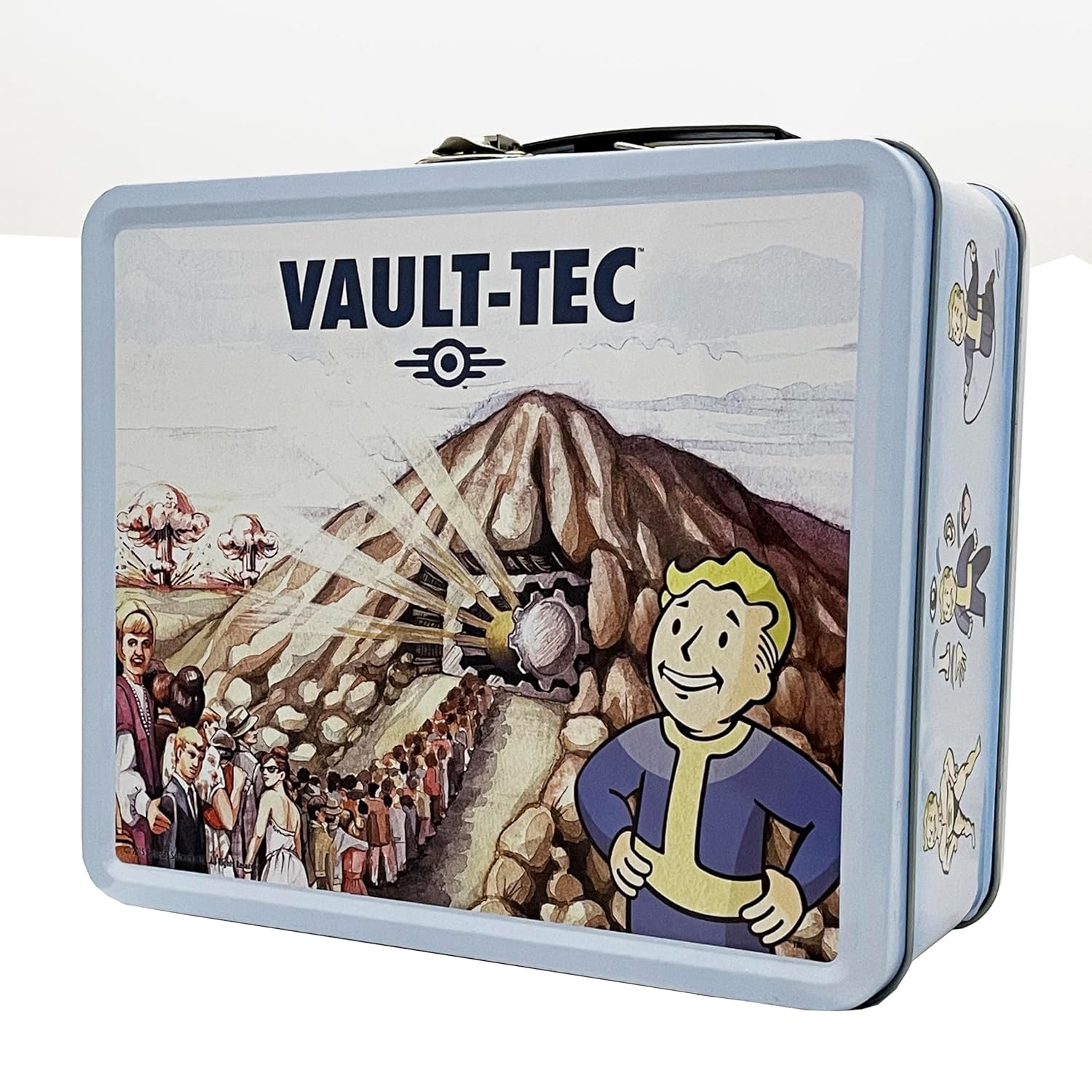Thumbnail 4 de Fallout Clean Vault-Tec Lunchbox & Flask – isolierte Retro-Edition