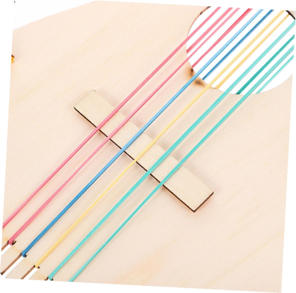 Thumbnail 2 de Supvox DIY-Holzgitarre für Kinder (12,7 Zoll) – unbemalt, zum Basteln & Bemalen, 5er-Set