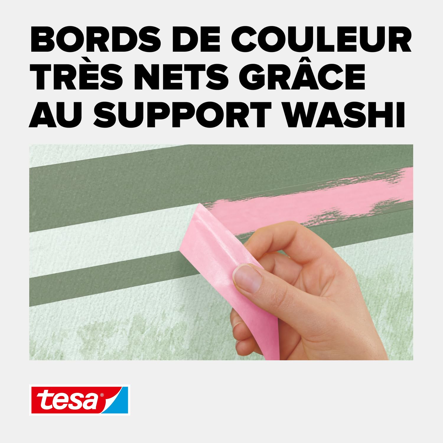 Detalle 1 de tesa Ruban de masquage fin pour collage précis – 2 x 25 m / 25 mm – rose