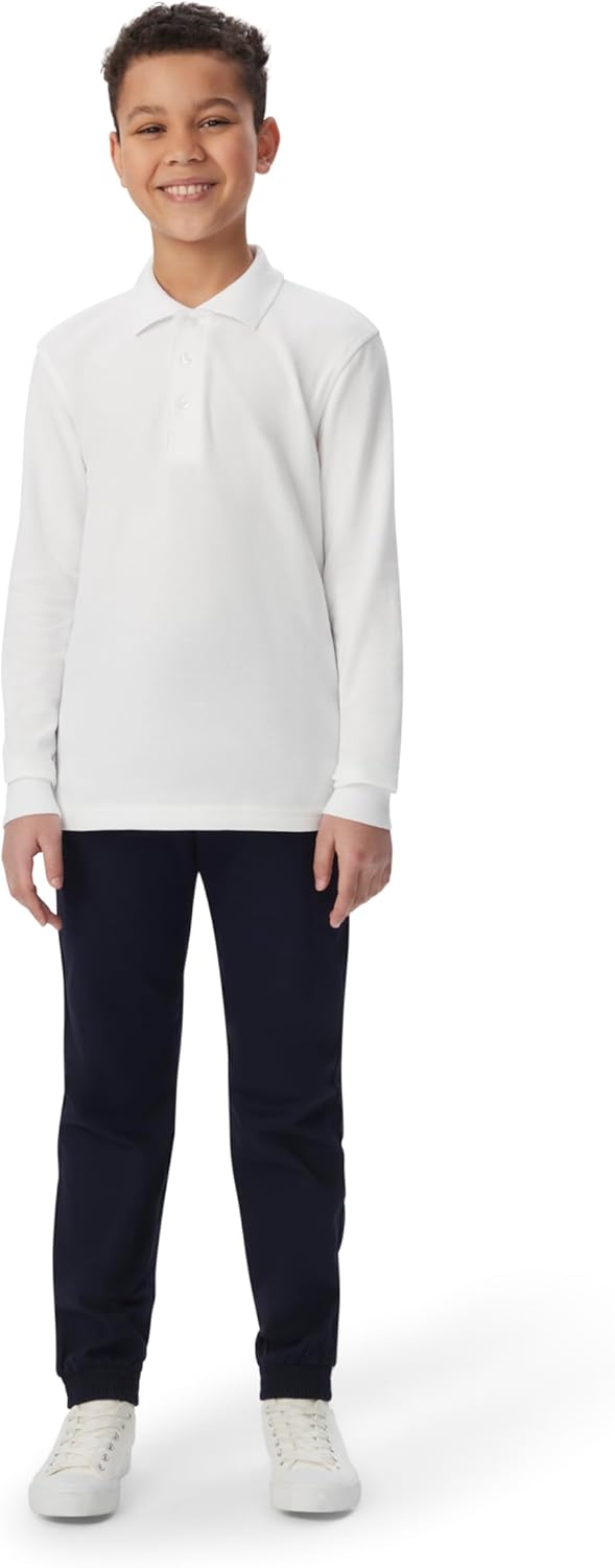 Detalle de French Toast Boys Pique Polo School Uniform Shirt