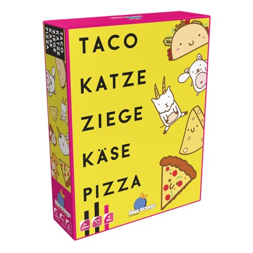 Detalle de blue orange Taco Katze Ziege Käse Pizza – Schnelles Partyspiel, Deutsch