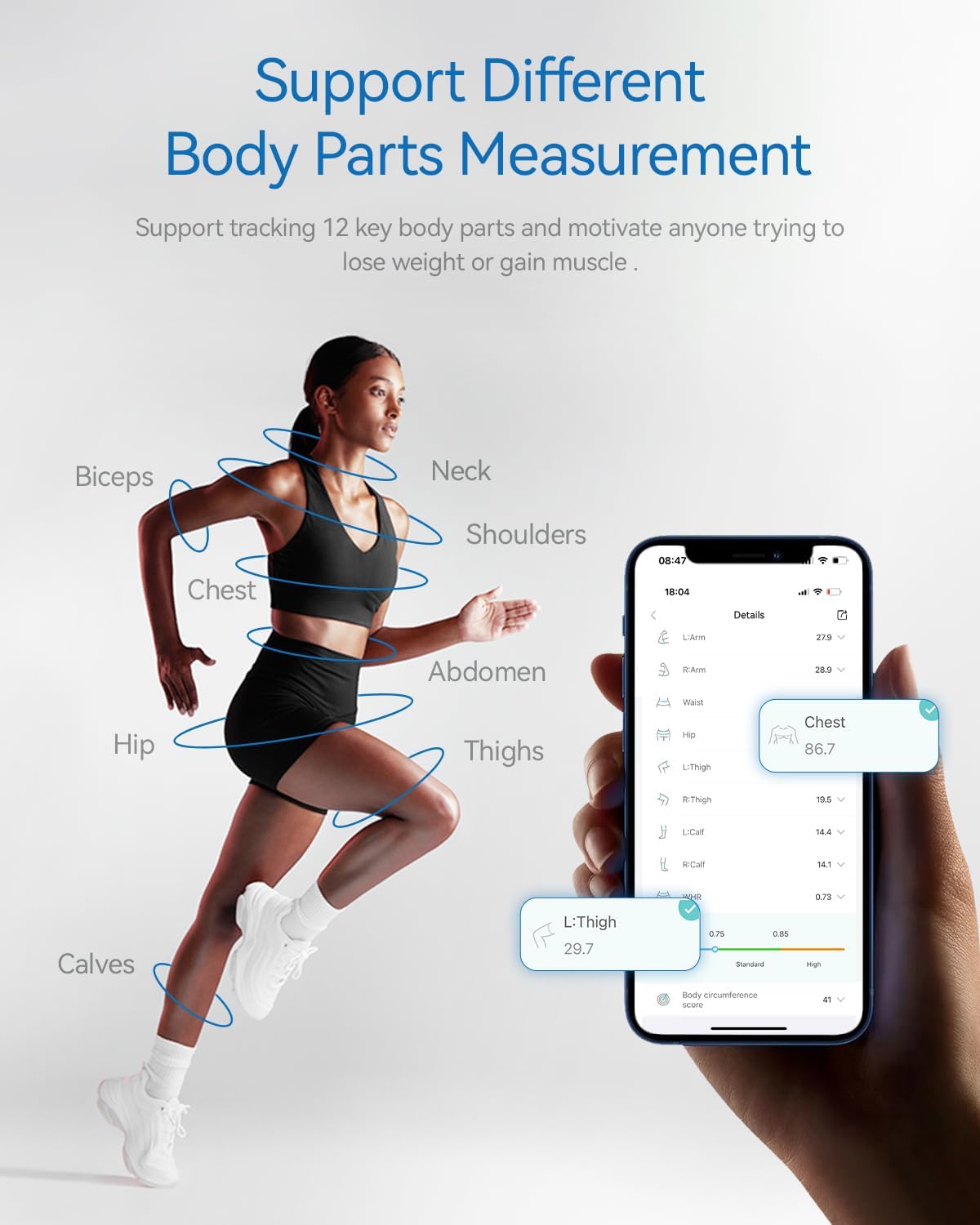 Thumbnail 1 de Tychesy Smart Body Tape Measure