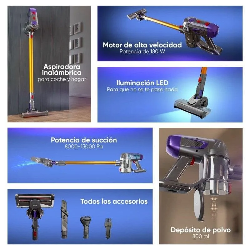 Thumbnail 3 de Origial CycloneClean 22.2V LED aspirador sin cable
