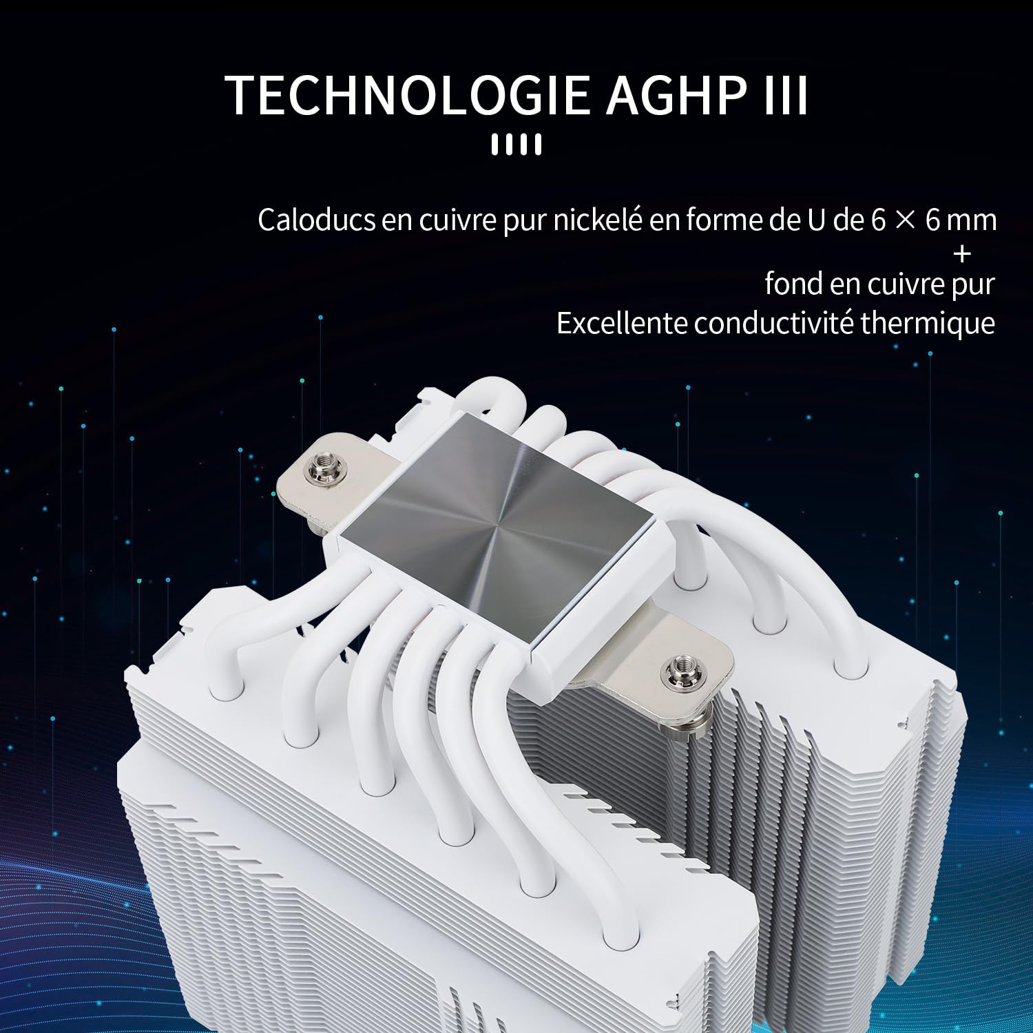 Thumbnail 2 de Thermalright Peerless Assassin 120 SE ARGB Weiß CPU-Luftkühler (PA120 SE ARGB, 6 Heatpipes, 120mm PWM) für AM4/AM5 & Intel LGA1700/1851