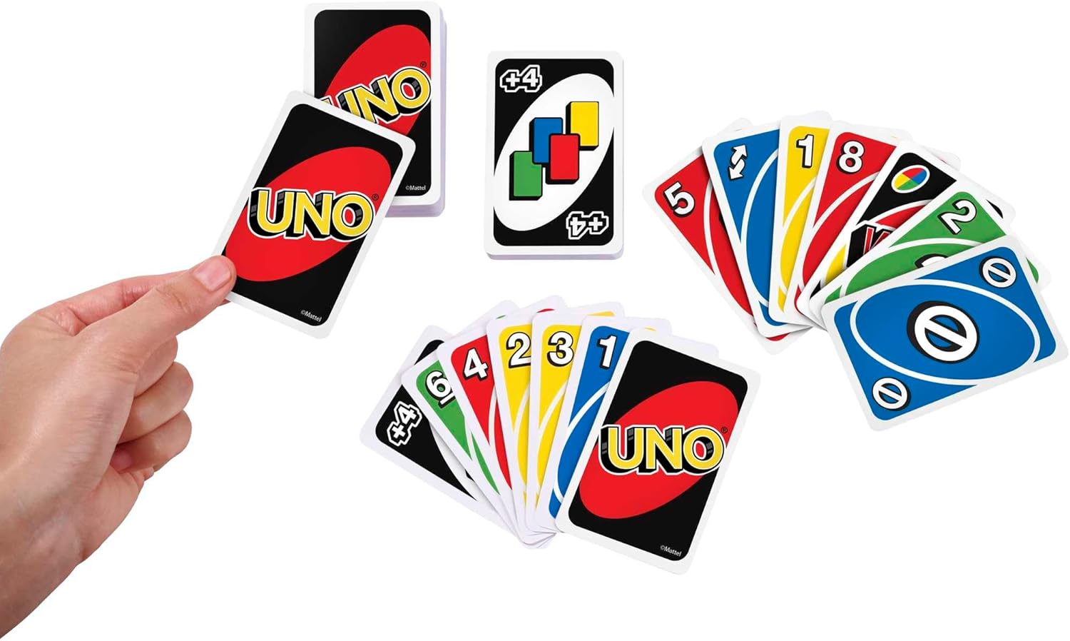 Thumbnail 4 de Mattel Games UNO Original 112 cartas 🎴