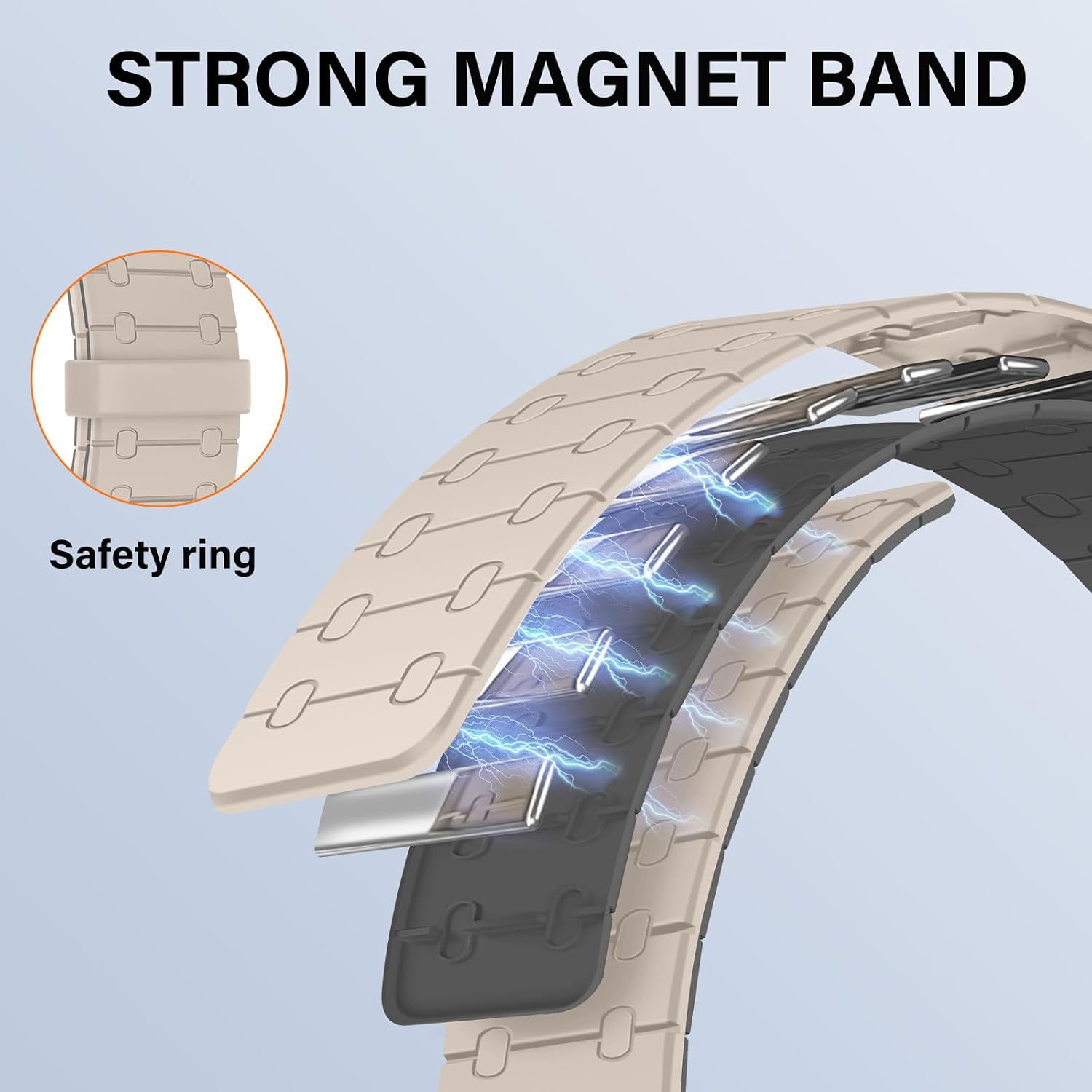 Thumbnail 5 de Sixmoat Double Sided Magnetic Strap 45mm for Apple Watch