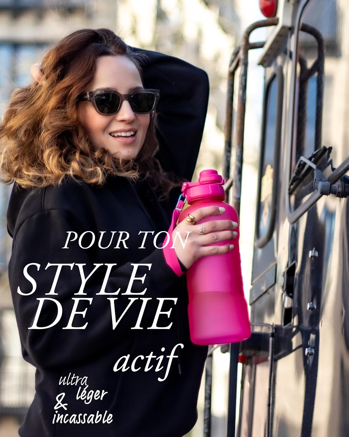 Detalle de MAMEIDO Gourde avec Paille 2 l 🥤
