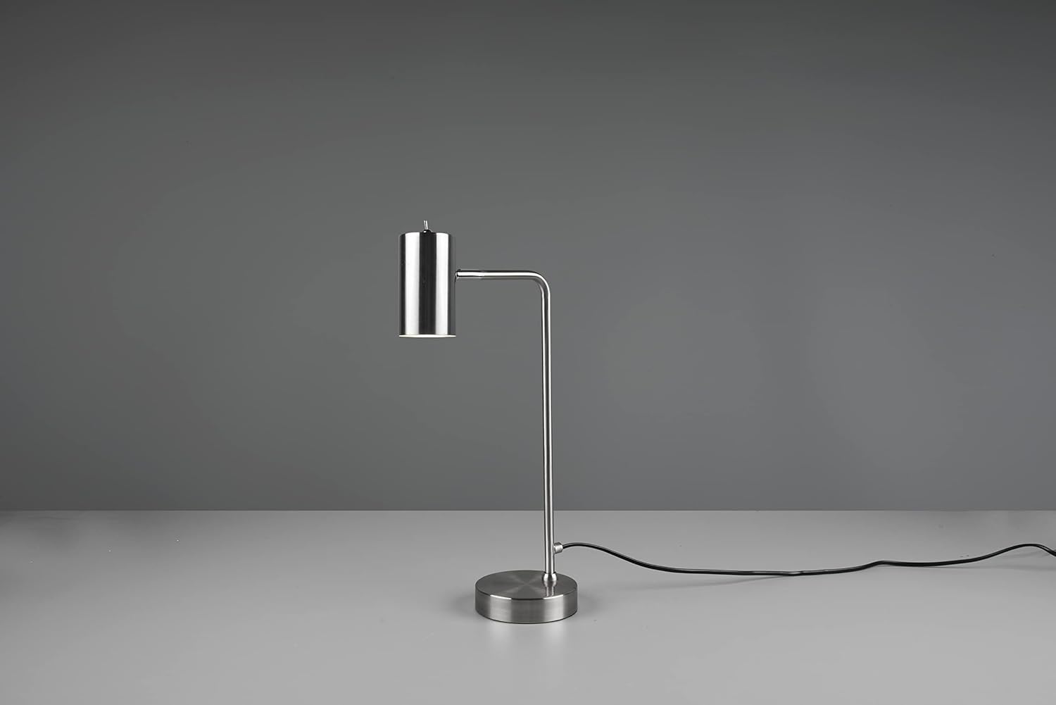 Detalle 2 de Trio Leuchten Marley 512400107 – metalowa lampa stołowa GU10, matowy nikiel