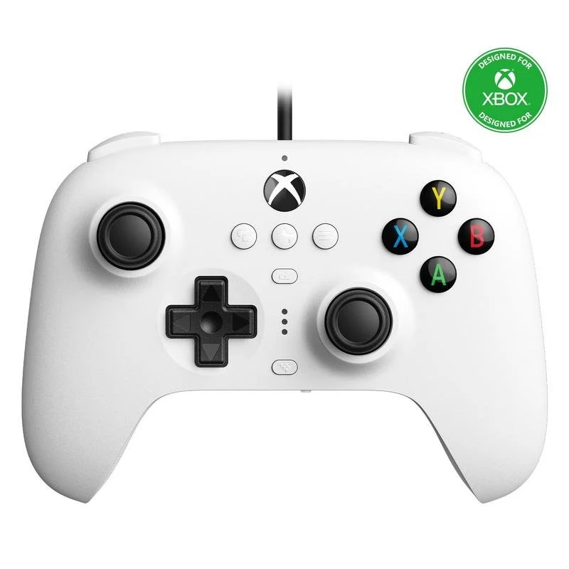 Detalle 2 de 8Bitdo Ultimate Blanco USB para Android y Xbox: mando con cruceta y joystick