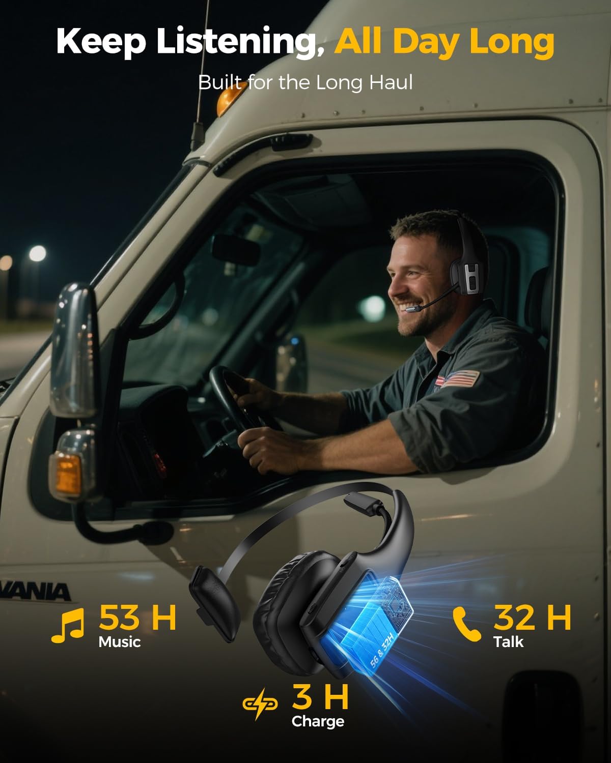 Thumbnail 5 de Trucker Bluetooth Headset 53H