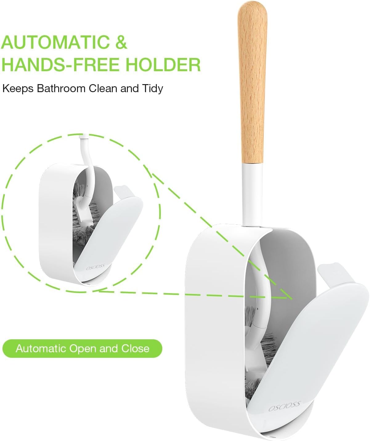 Detalle de OSCIOSS Toilet Brush Set, ABS