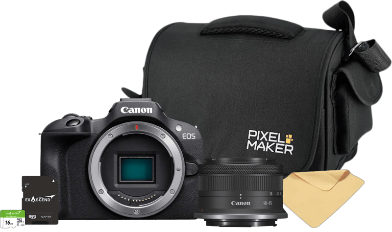 Detalle de Canon EOS R100 Starterset – 356 g leicht