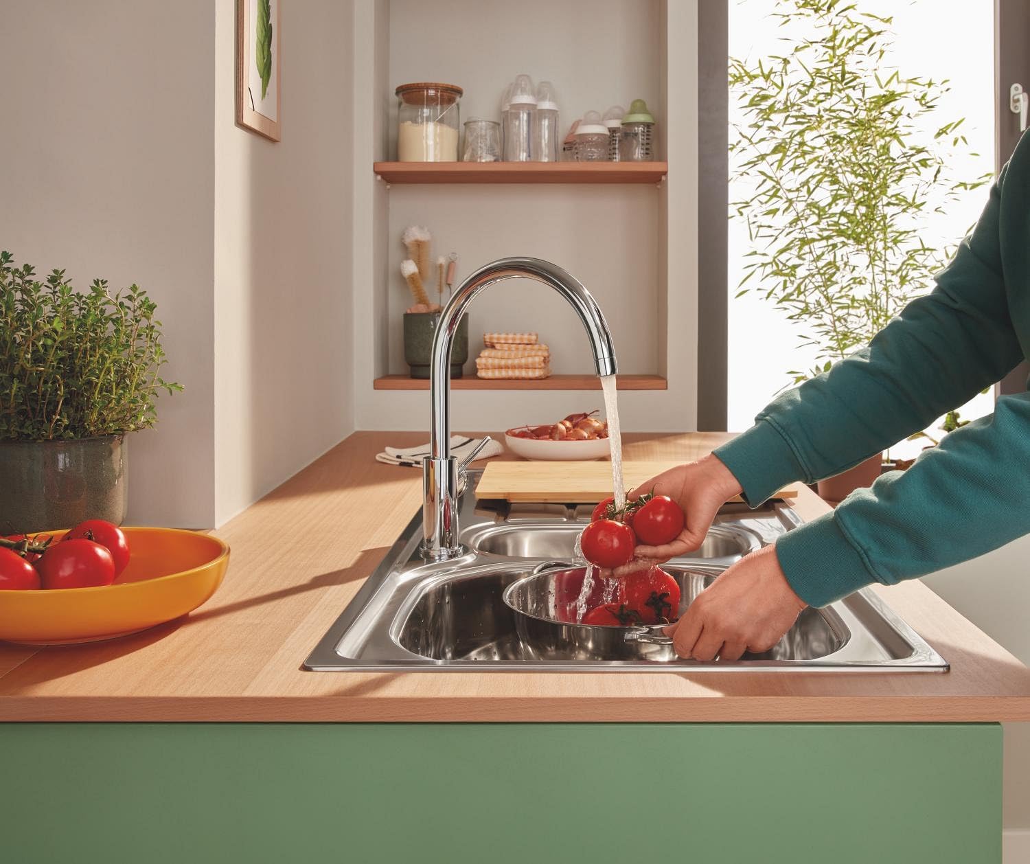 Thumbnail 4 de GROHE Start Classic 31553001 – Rubinetto monocomando per lavello, beccuccio C, rotazione 360°