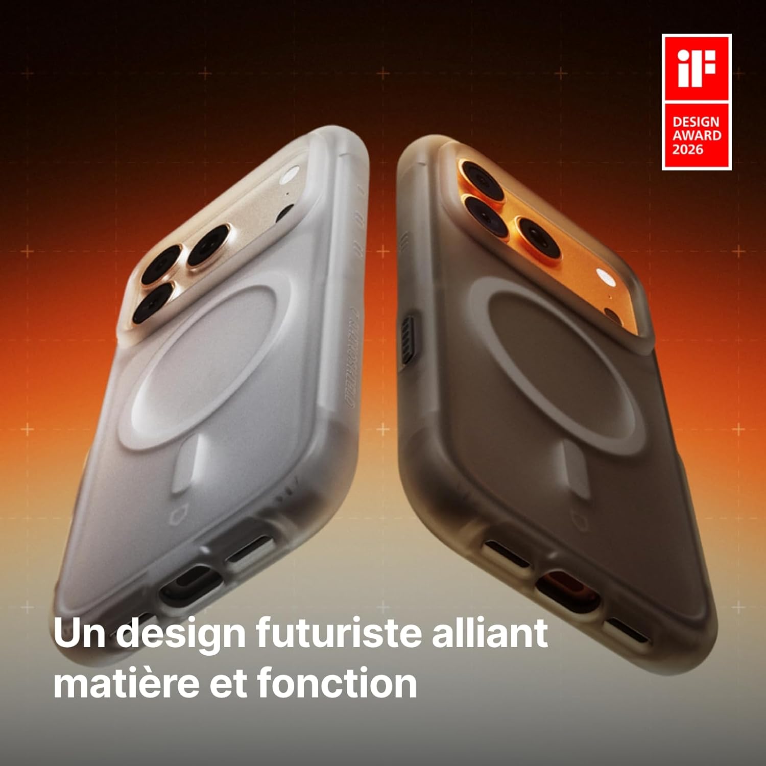 Thumbnail 4 de RHINOSHIELD Coque MagSafe compatible iPhone 17 Pro Max AirX Protection à coussin d’air — Gris Vibrant