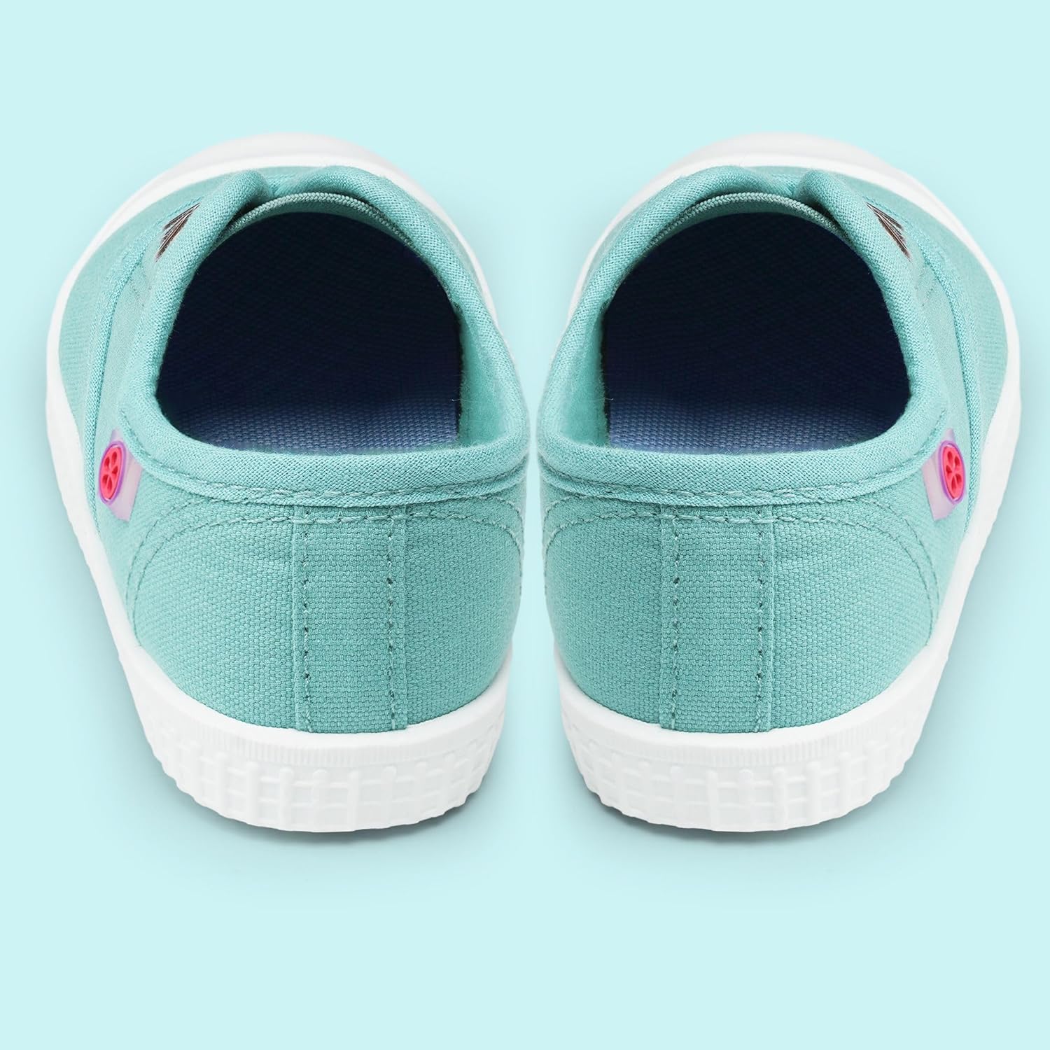 Thumbnail 6 de Unisex Kids Canvas Slip-on Trainers Toddlers Sneakers (Plimsoles)