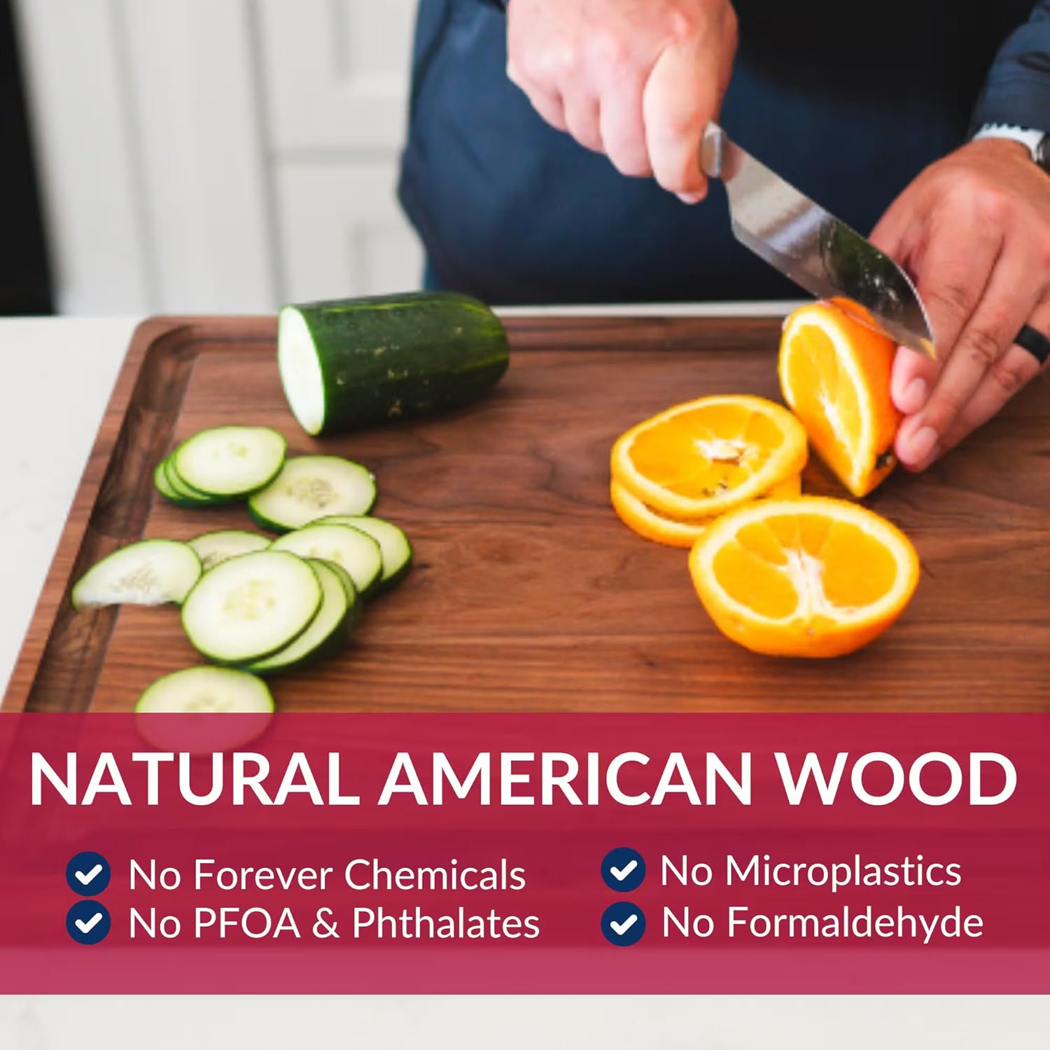 Thumbnail 1 de Virginia Boys Kitchens Black Walnut Cutting Board ⚙