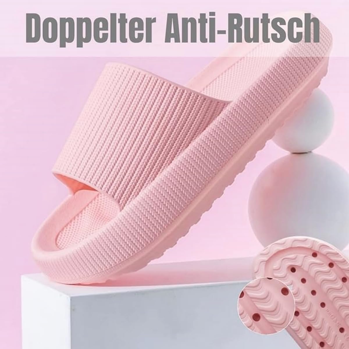 Thumbnail 4 de Sumvov Cozyslides Original Damen Schlappen aus 100% EVA – rutschfeste Badeschuhe & Hausschuhe