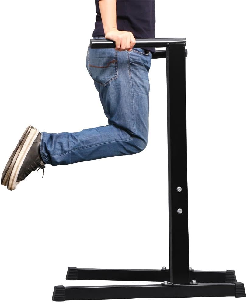 Thumbnail 3 de Yaheetech Dip Bars Dip Station: Freestanding Home Gym for Upper-Body Strength