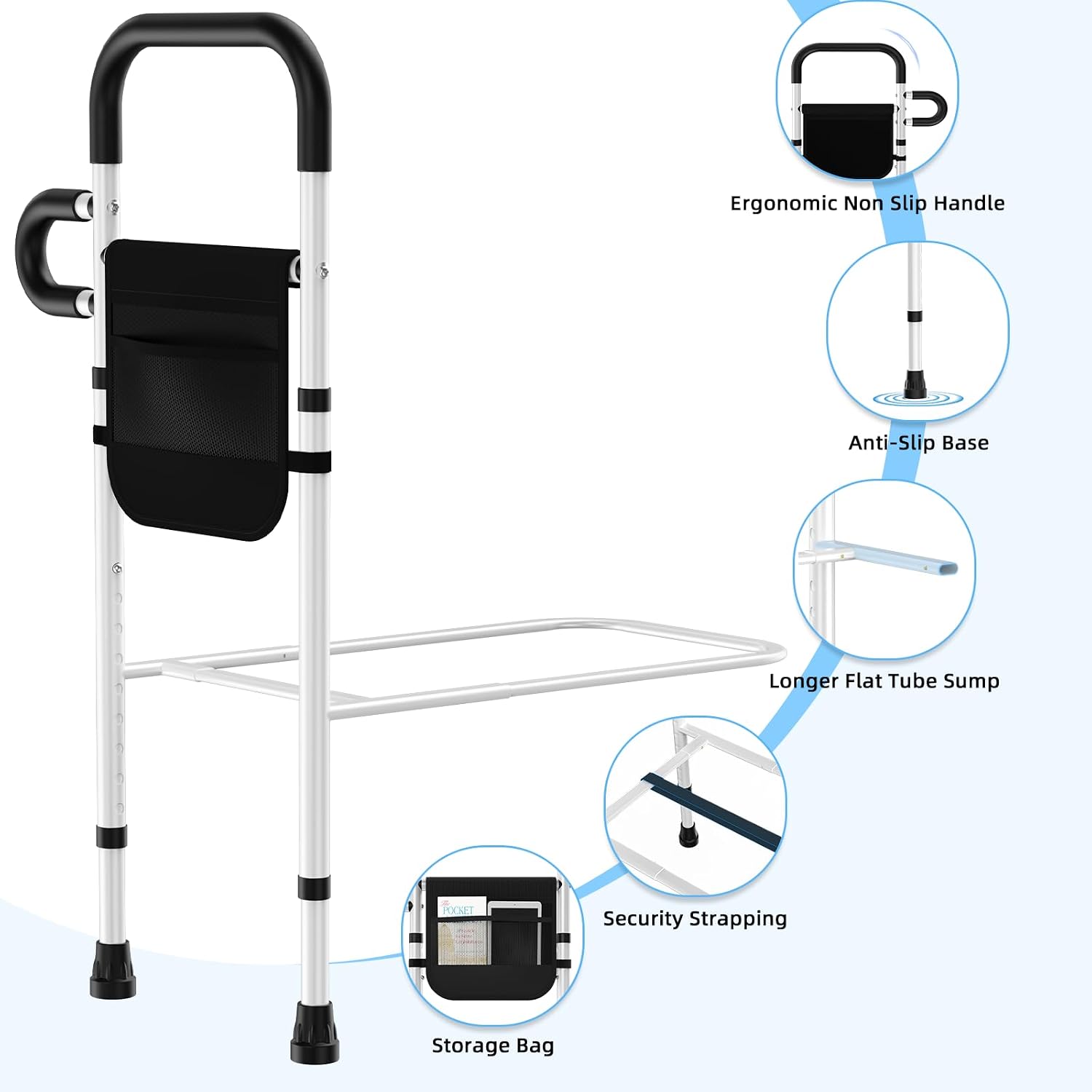 Detalle 2 de Bed Rails for Elderly Safety ⚙