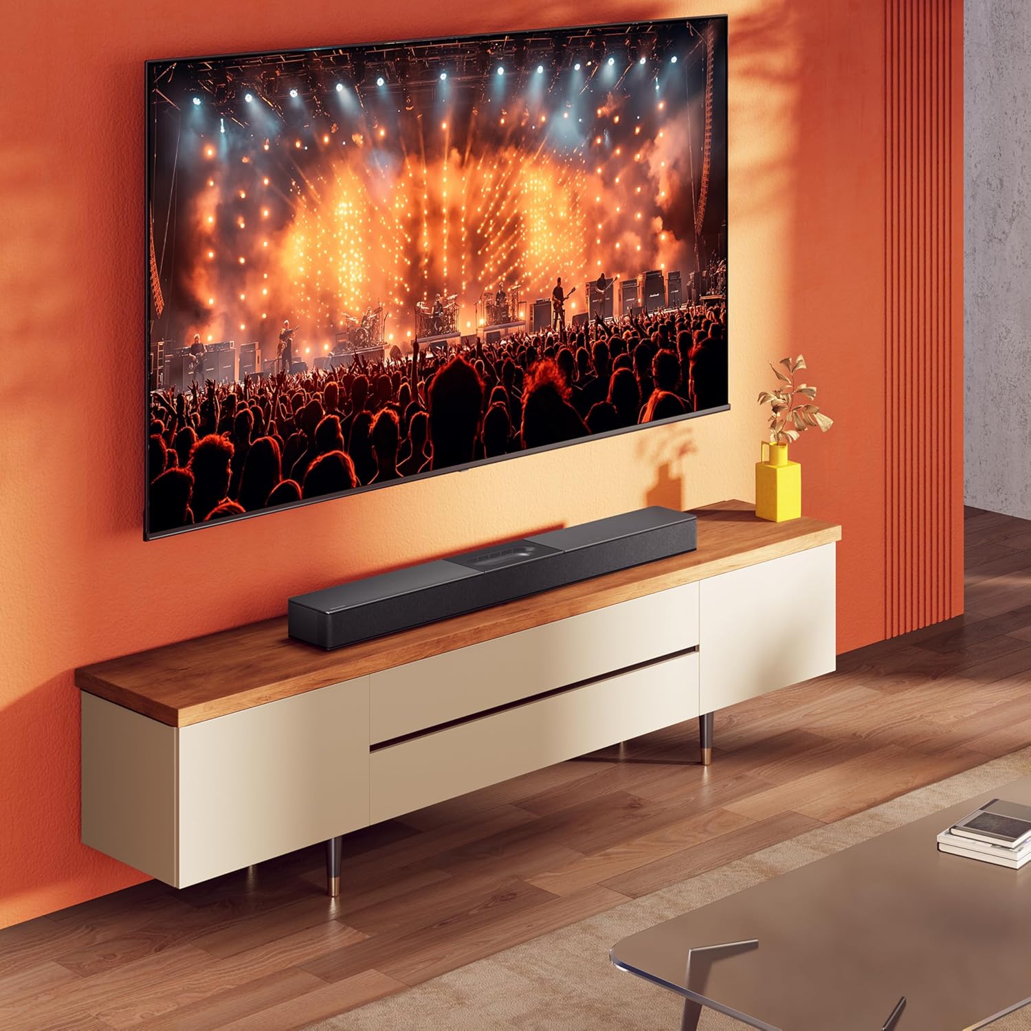 Thumbnail 3 de Hisense HS2000 2.1-Kanal Soundbar mit sichtbarem Built-in-Subwoofer und Dolby Audio