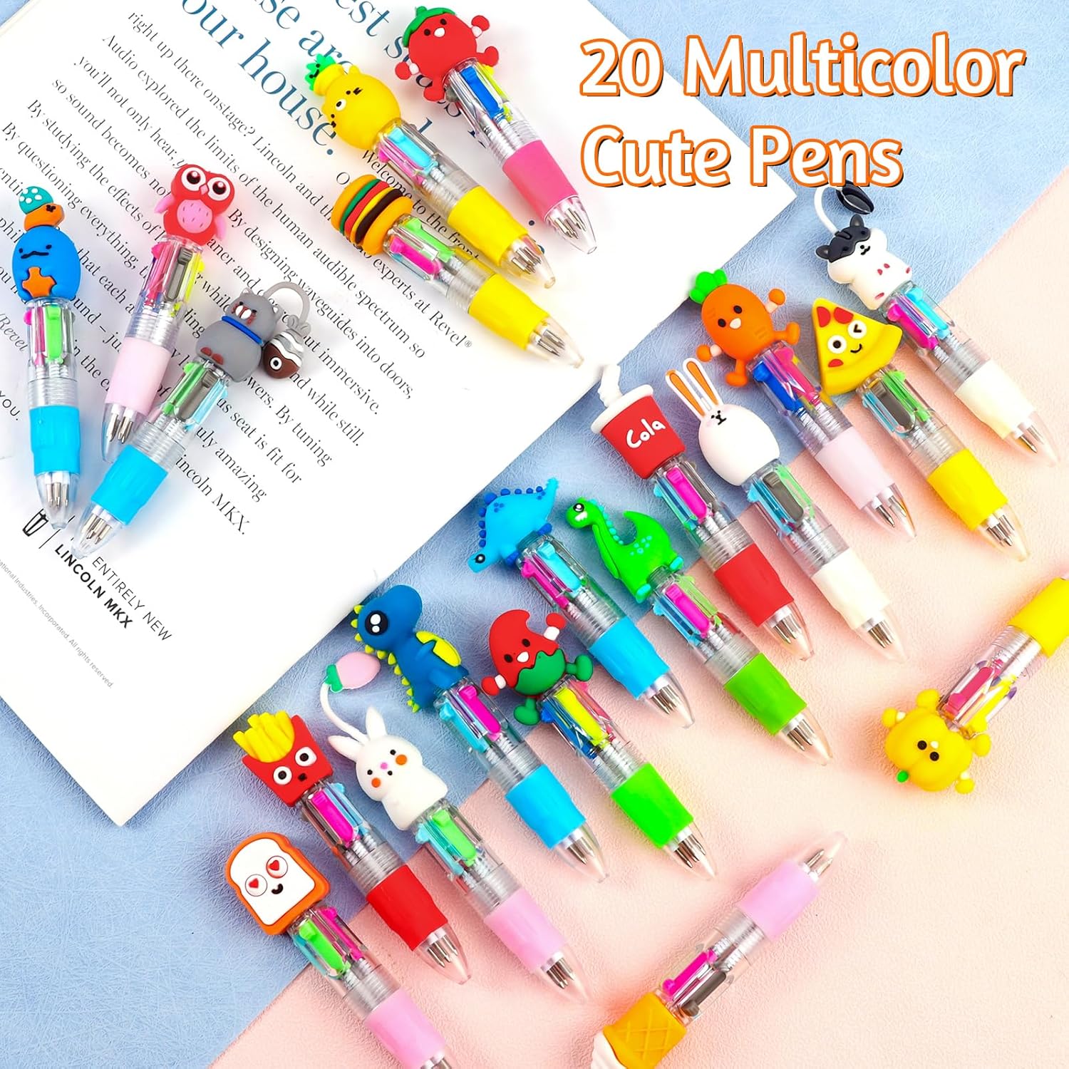 Thumbnail 3 de CZWZ 20Pc Mini Multicolor Pens ✏️