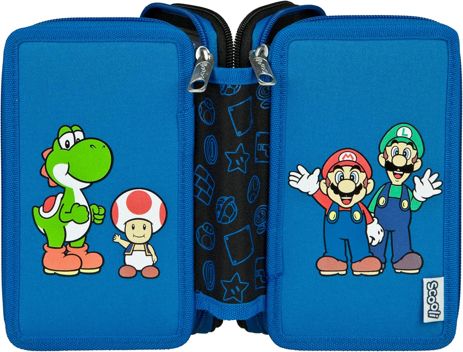 Thumbnail 5 de Scooli Tripledecker Super Mario: gefülltes Schüleretui mit Zubehör für Schule und unterwegs (ab 6 Jahren)