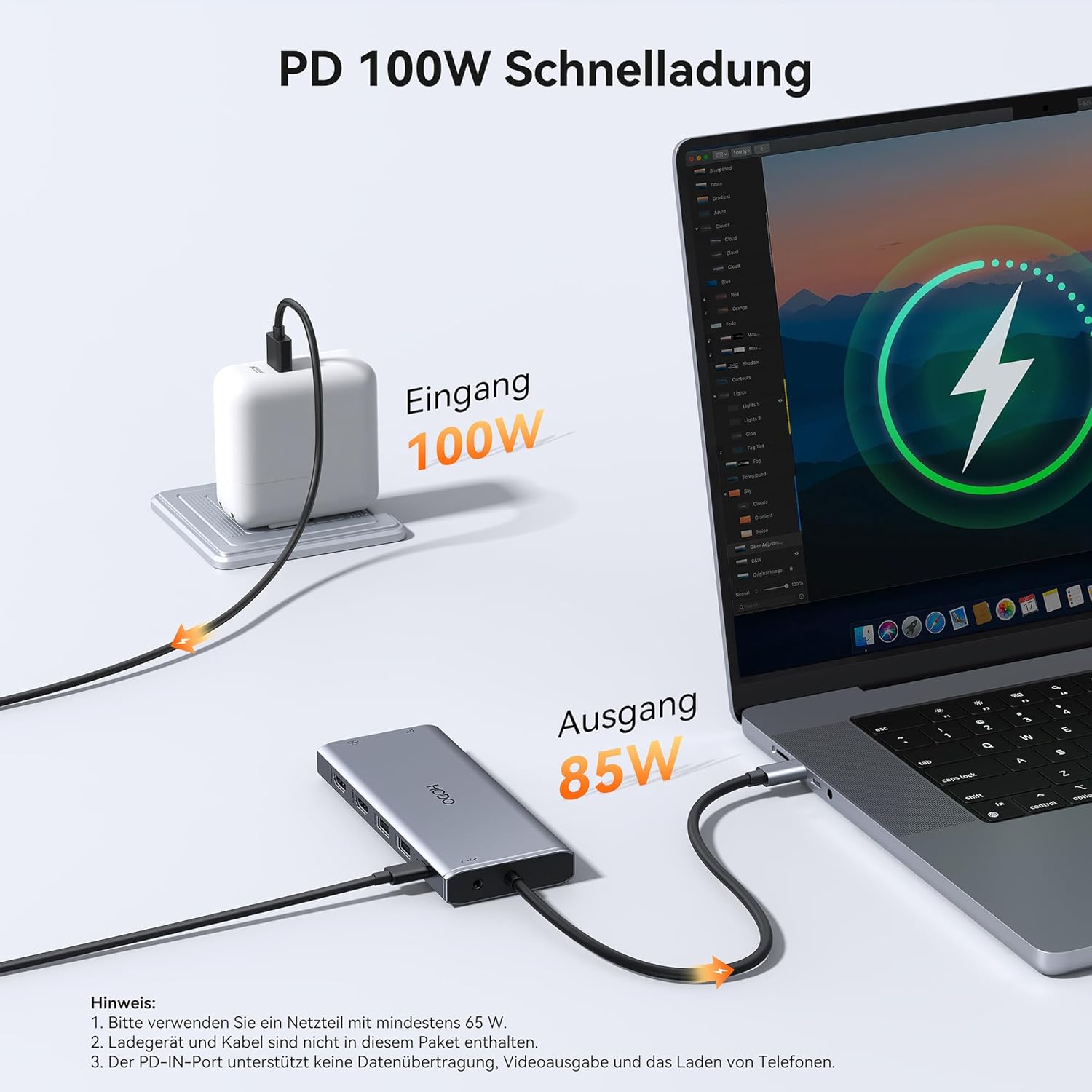 Thumbnail 6 de HODO Dockingstation USB C 14 in 1