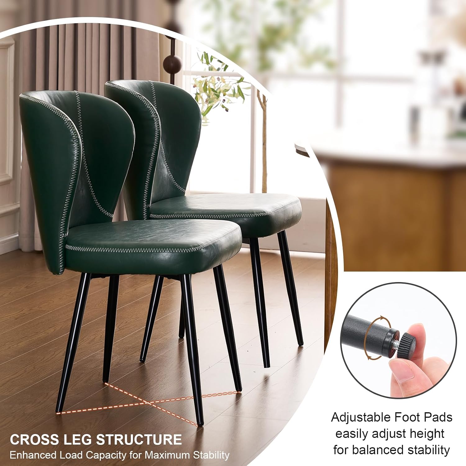 Detalle 2 de Zuacs Dining Chairs Synthetic Leather