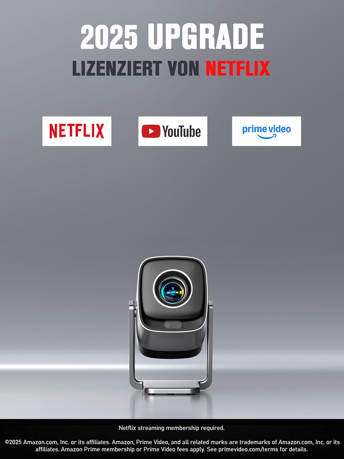 Detalle 2 de XuanPad Smart Mini Beamer 4K: kompakt, hell und Netflix-kompatibel