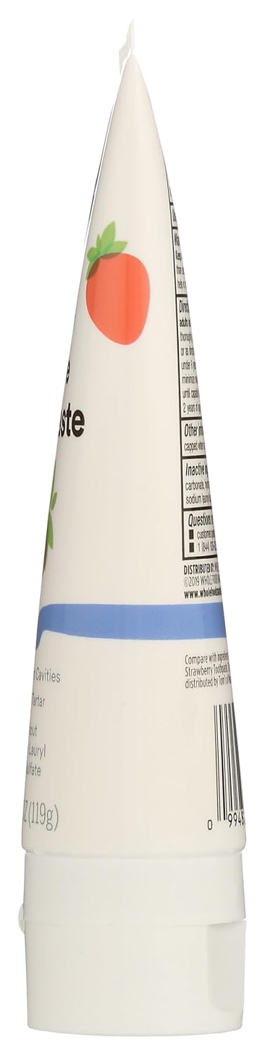 Thumbnail 3 de 365 by Whole Foods Market Kids’ Strawberry Fluoride Toothpaste (4.2 oz)