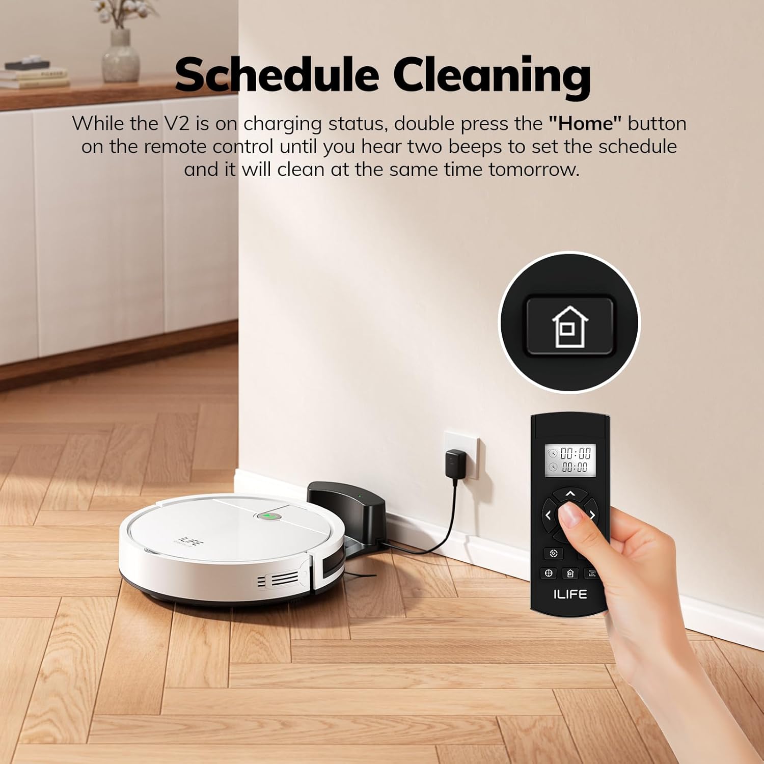 Detalle de ILIFE V2 Robot Vacuum Cleaner ⚙