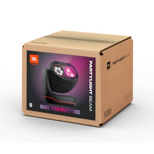 Detalle de JBL PartyLight Beam: Proyector Bluetooth de Luces LED RGB para fiestas