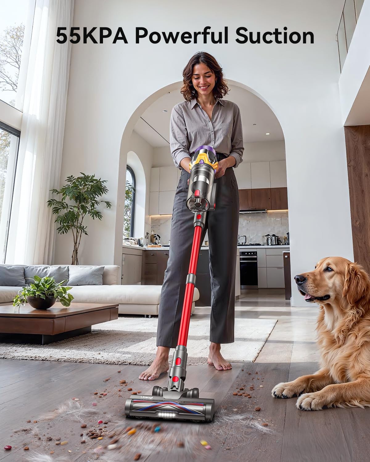 Detalle 2 de Cordless Vacuum Cleaner 55KPA ⚡