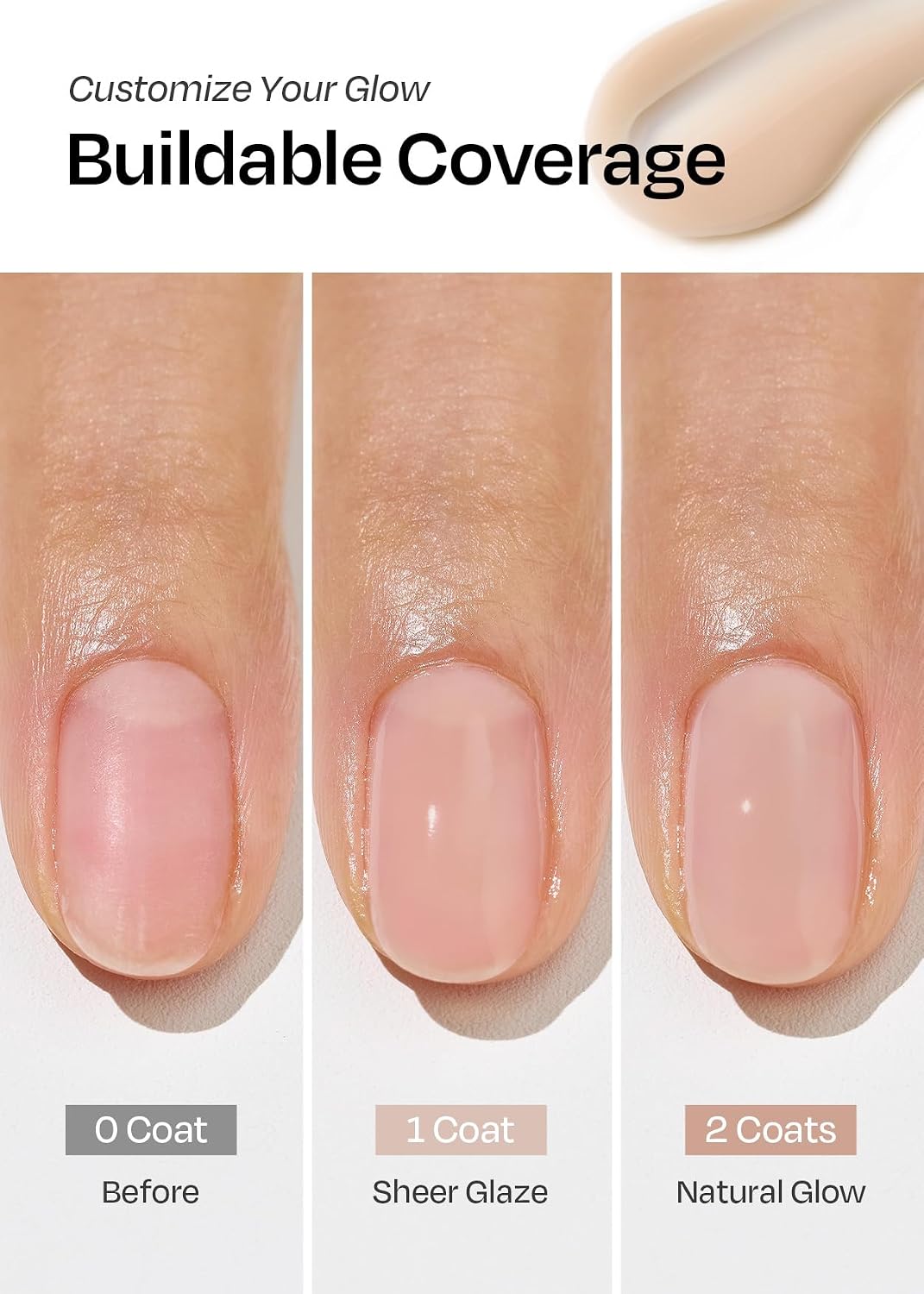 Thumbnail 5 de ohora Earl Grey Nail Strengthener, Tinted Nail Concealer with Glossy Finish, 15 mL