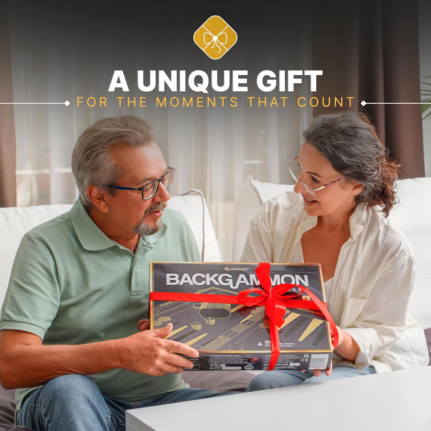 Detalle 2 de Queensell 15-Inch Backgammon Set ๐ฒ