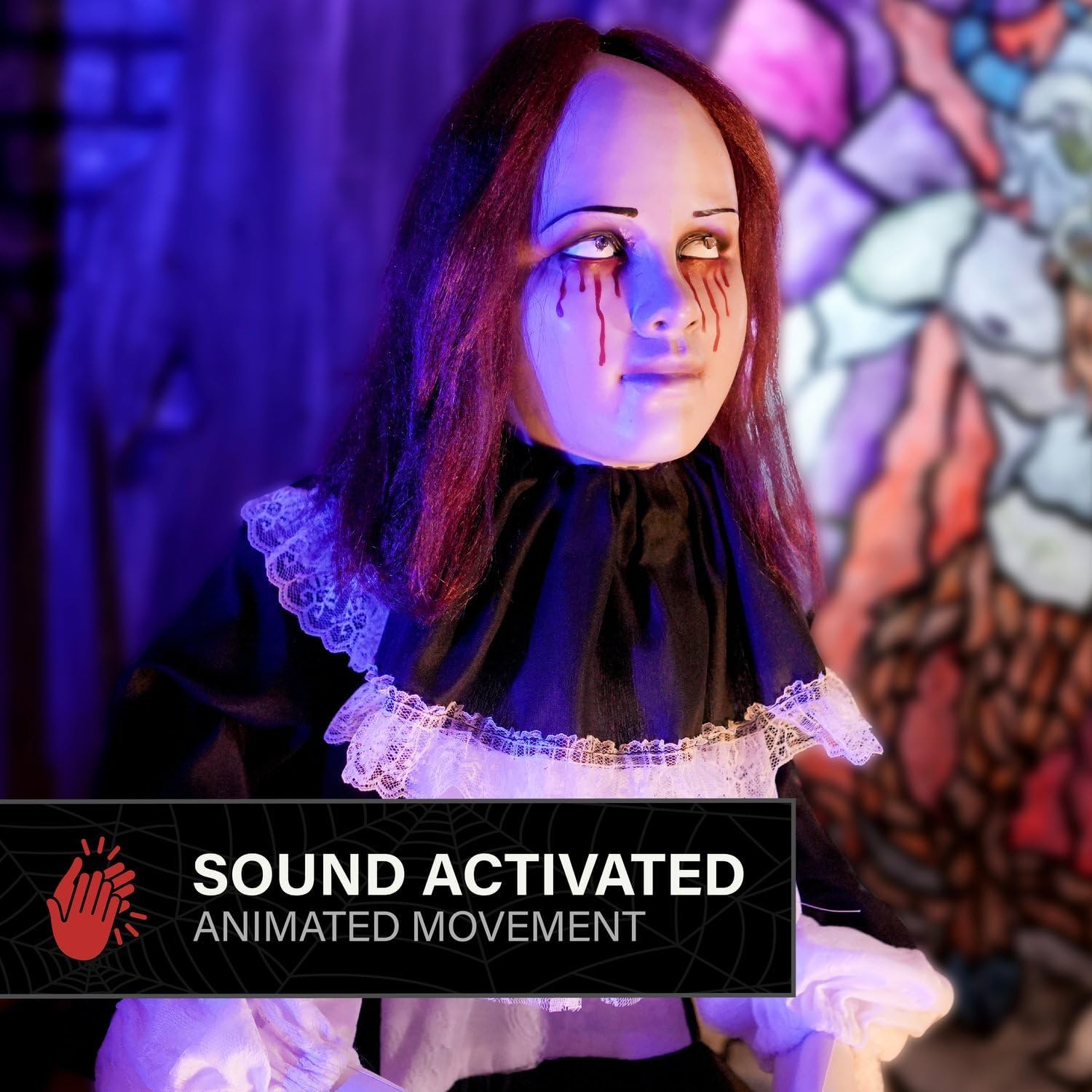 Detalle 1 de Haunted Hill Farm Halloween Animatronic, 5.3-Ft.