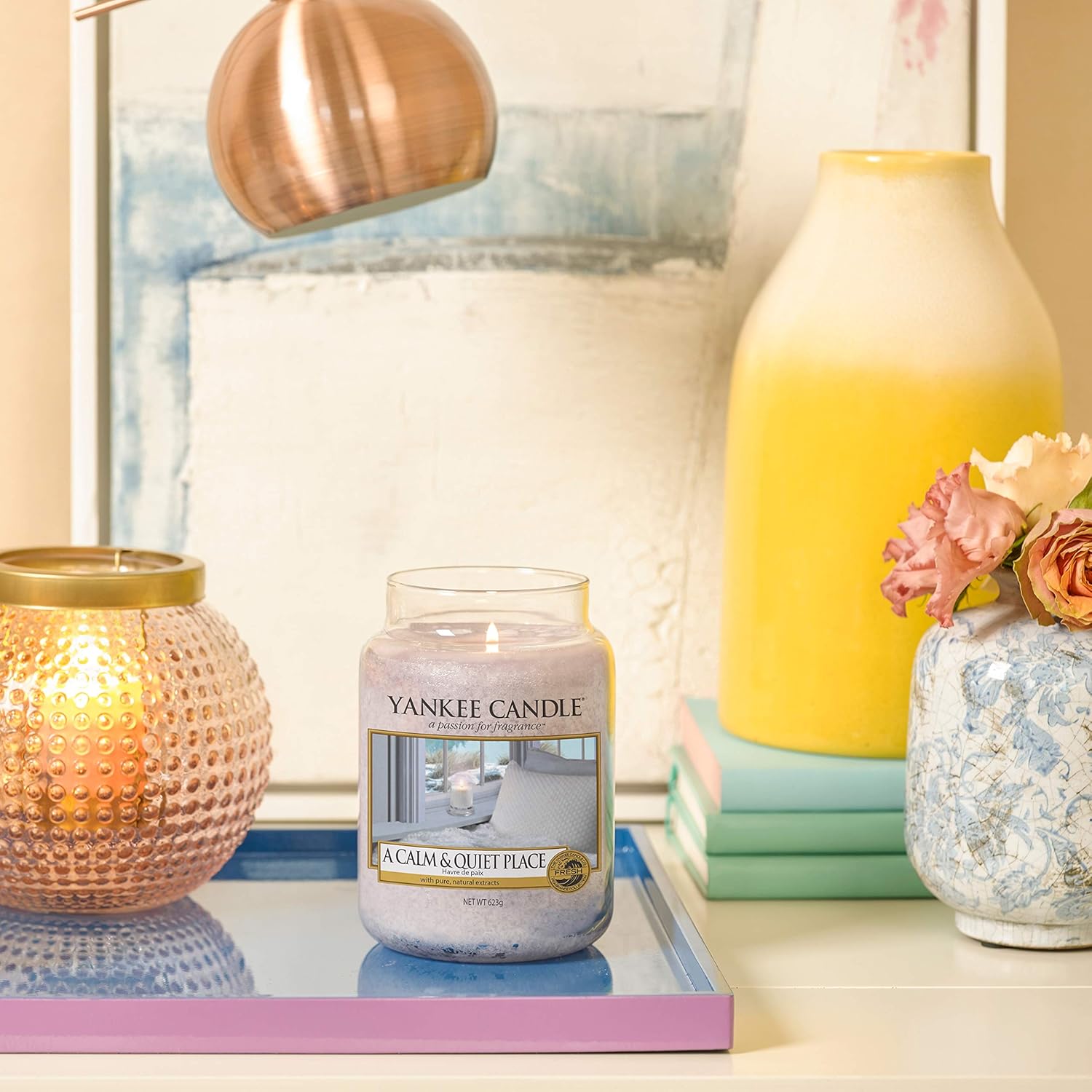 Thumbnail 1 de Yankee Candle Candela profumata in giara grande – Un posto calmo e tranquillo