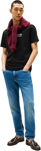 Thumbnail 4 de Tommy Hilfiger Camiseta Hombre Black Logo Cotton