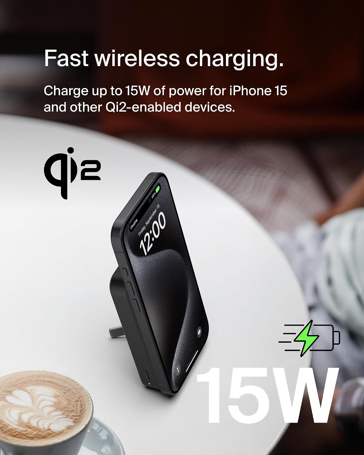 Detalle 2 de Belkin BoostCharge Pro Wireless Power Bank 8000mAh