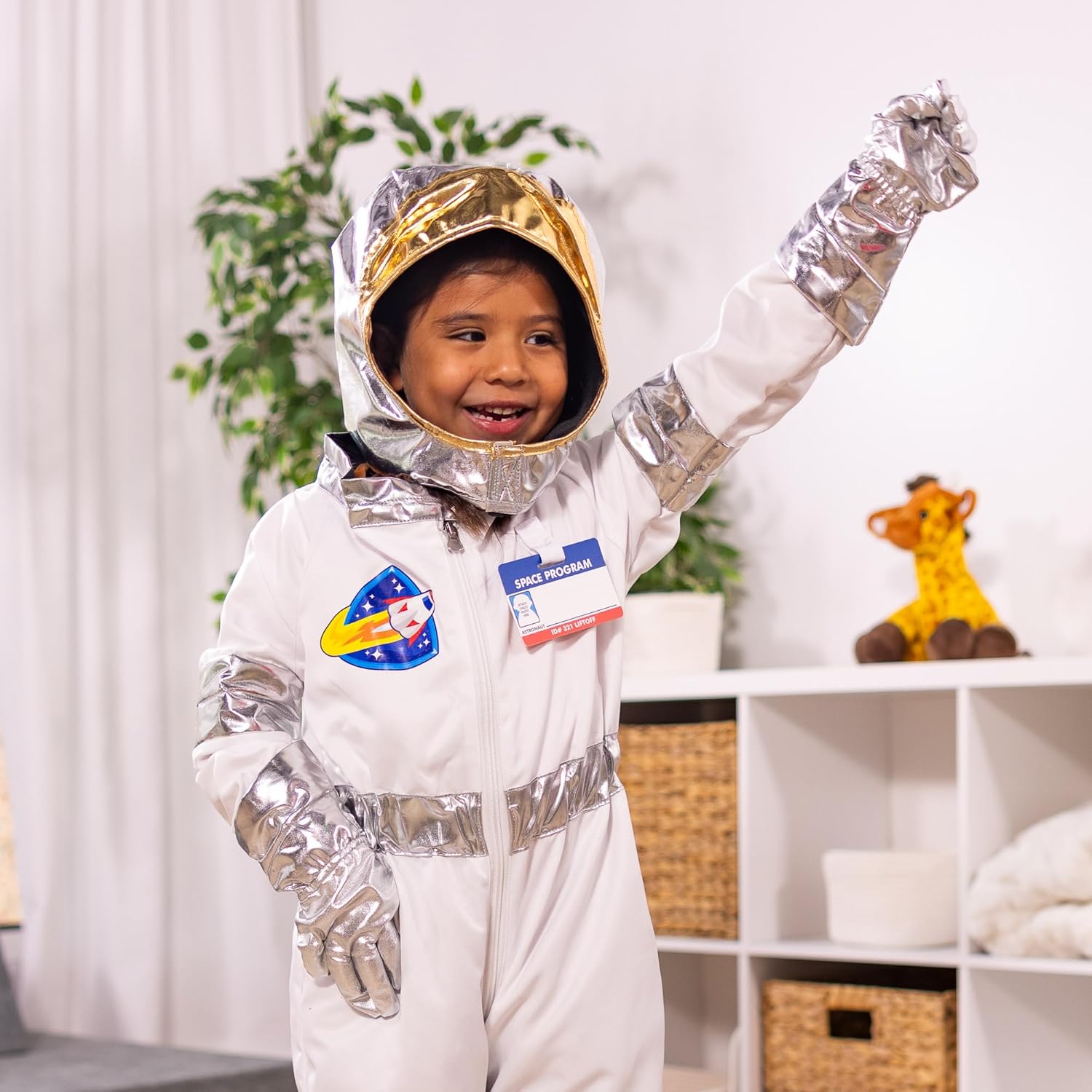 Detalle de Melissa & Doug Astronaut Role-Play Costume Set (3+)